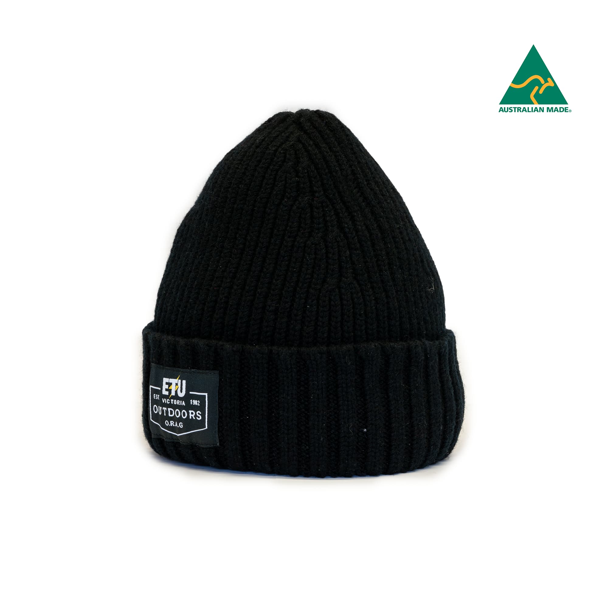 ETU ORAG Basic Black Beanie