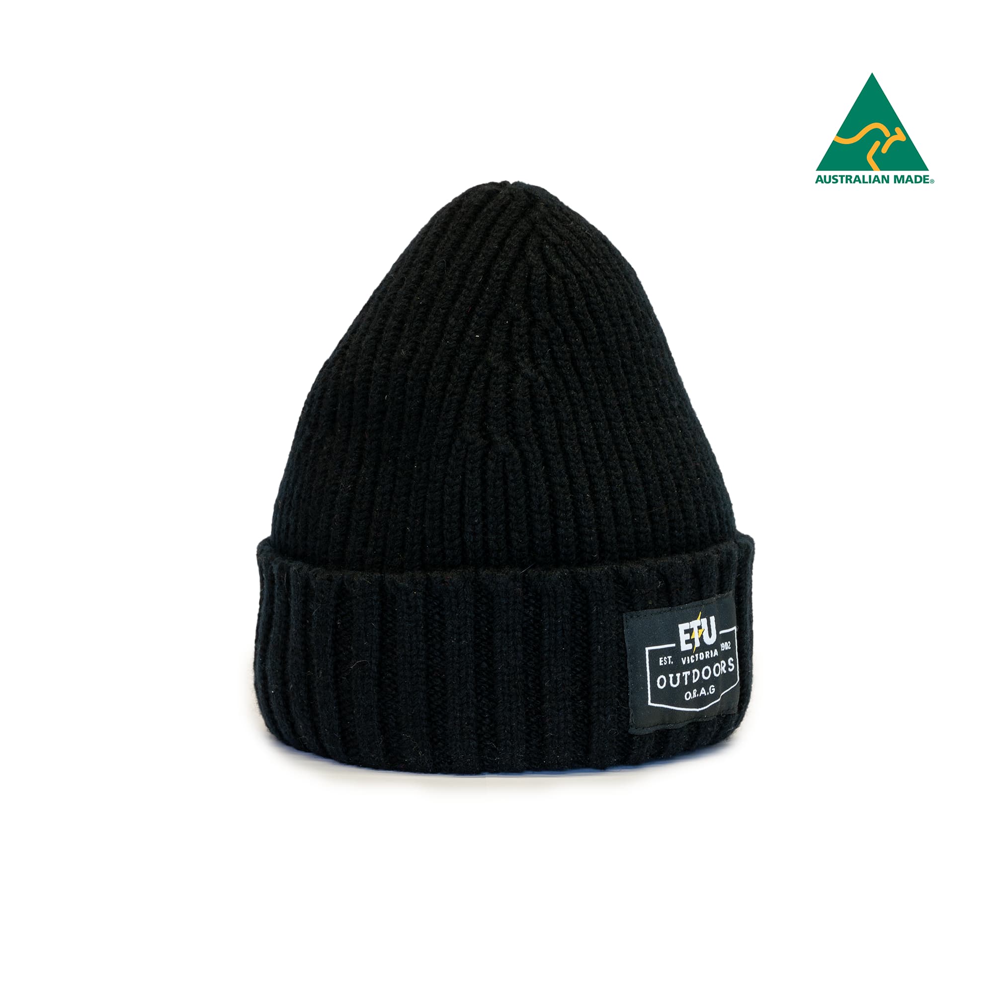 ETU ORAG Basic Black Beanie