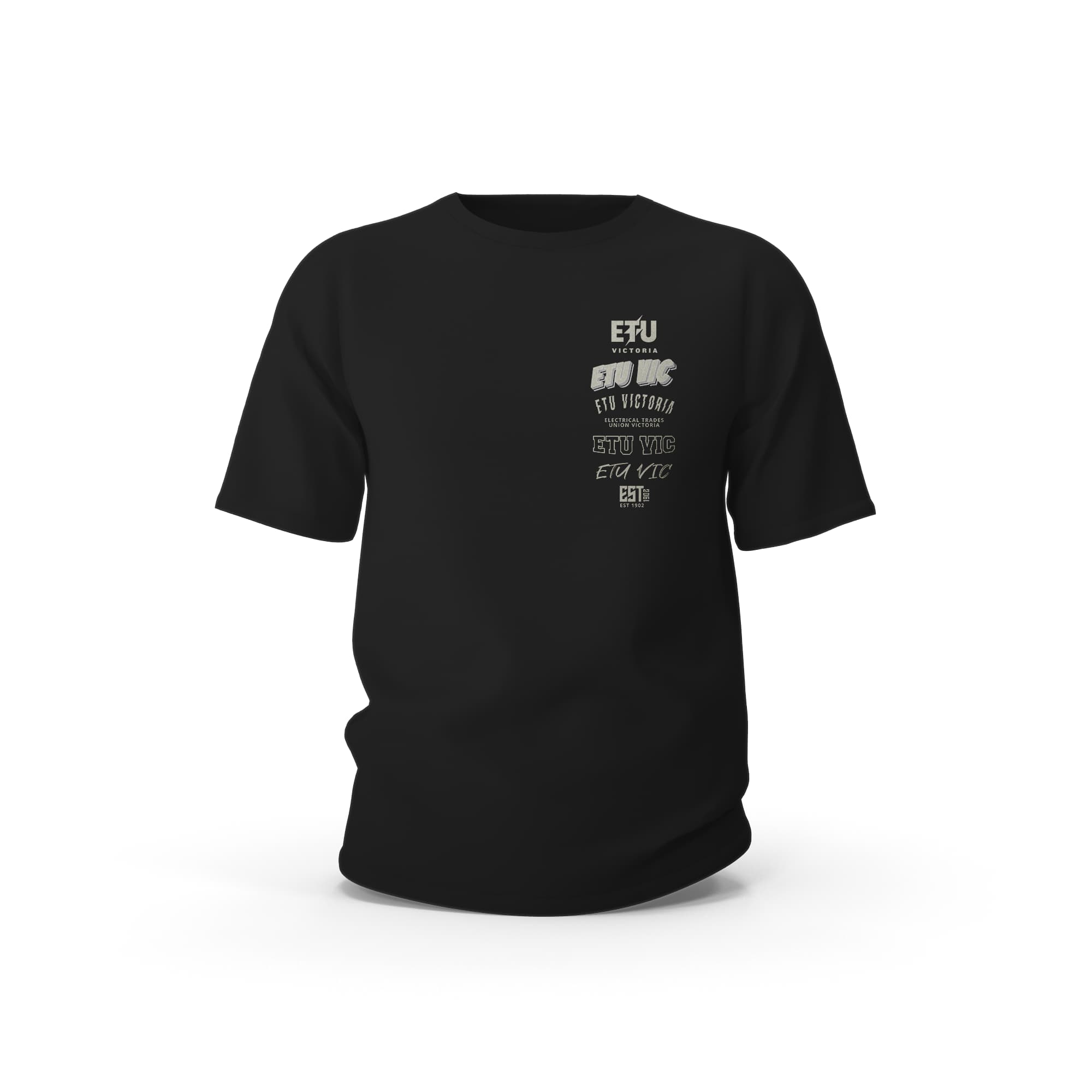 Assorted Logo Black ETU T-Shirt