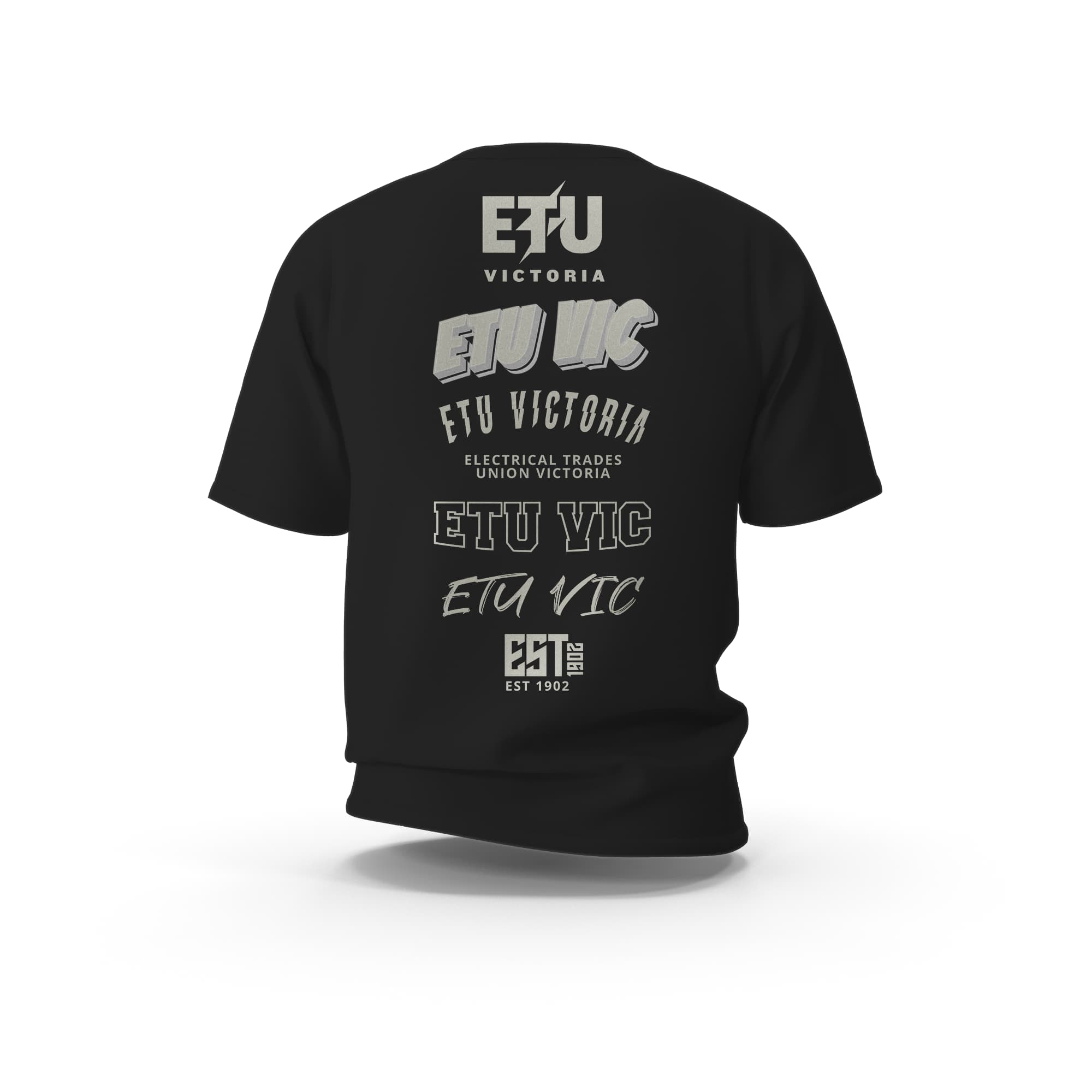 Assorted Logo Black ETU T-Shirt