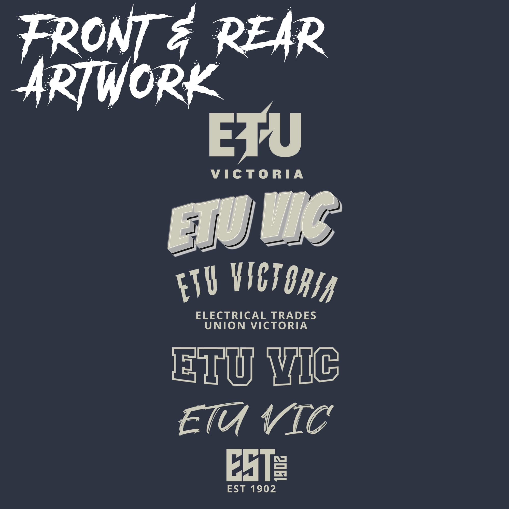 Assorted Logo Midnight Blue ETU T-Shirt