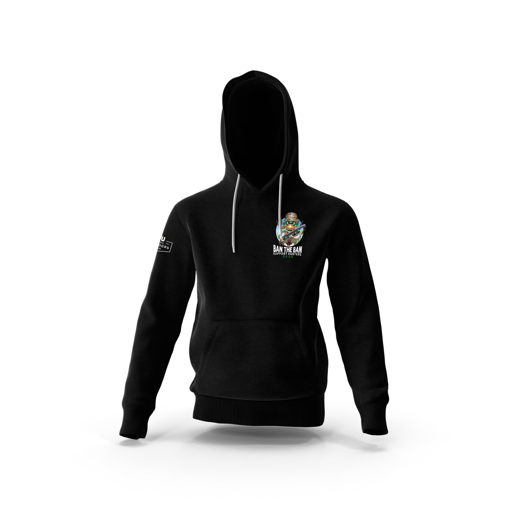 ORAG Ban The Ban Black Hooded ETU Sweatshirt