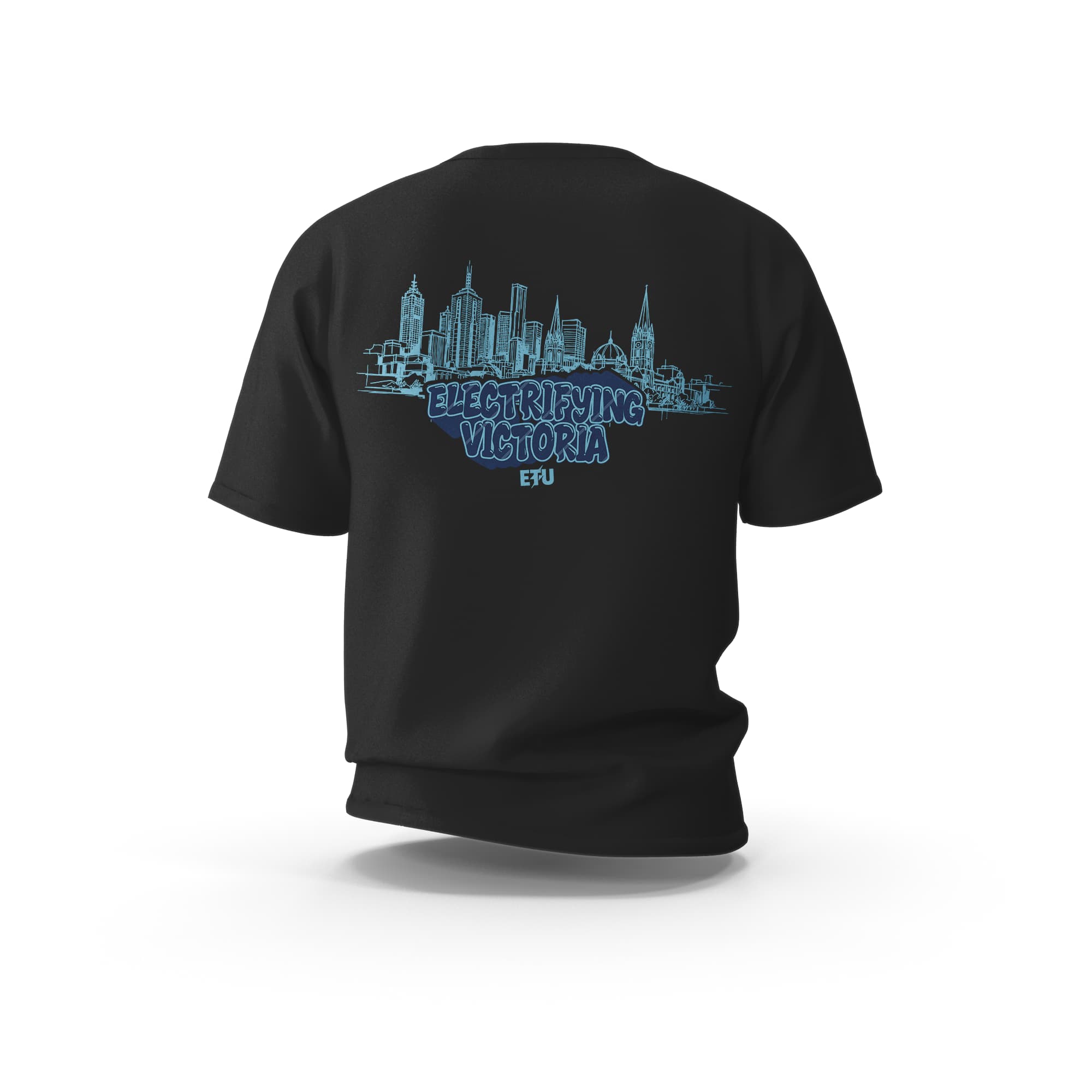Bubble Cityscape Black ETU T-Shirt