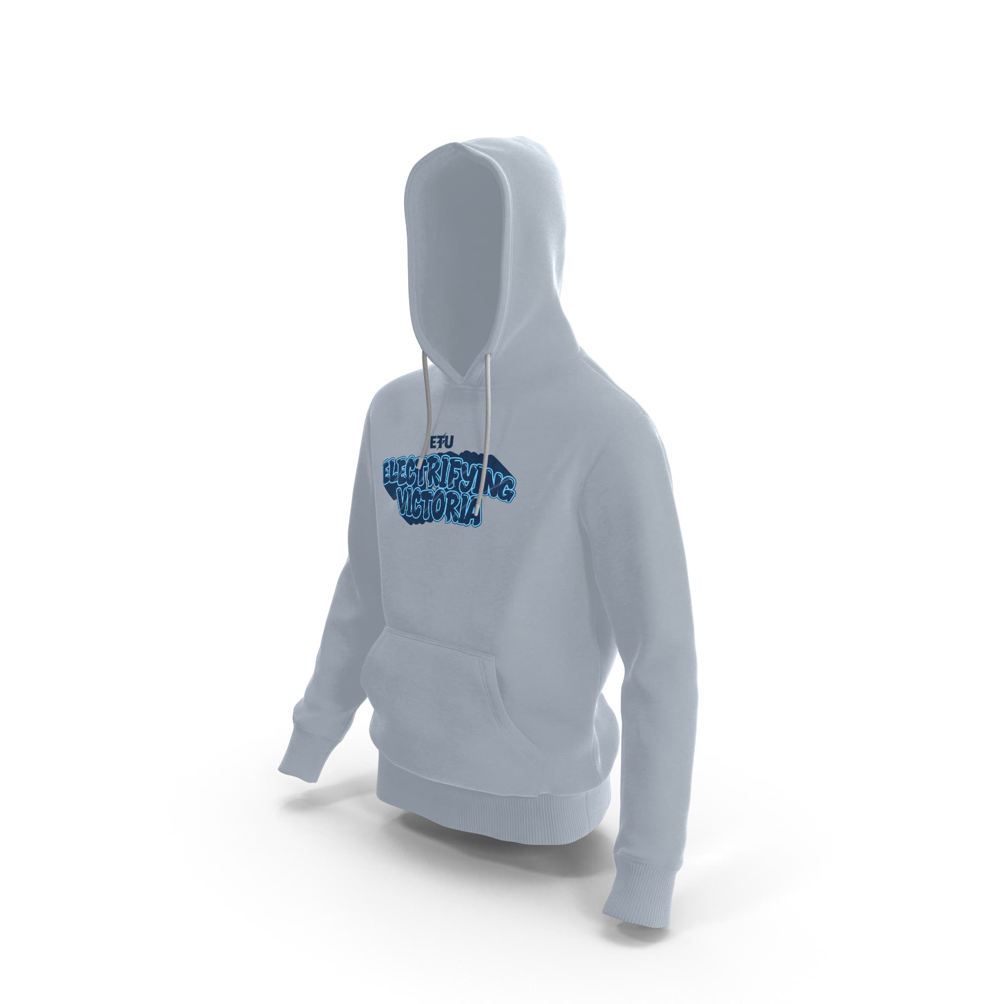 Bubble Cityscape Powder Hooded ETU Sweatshirt
