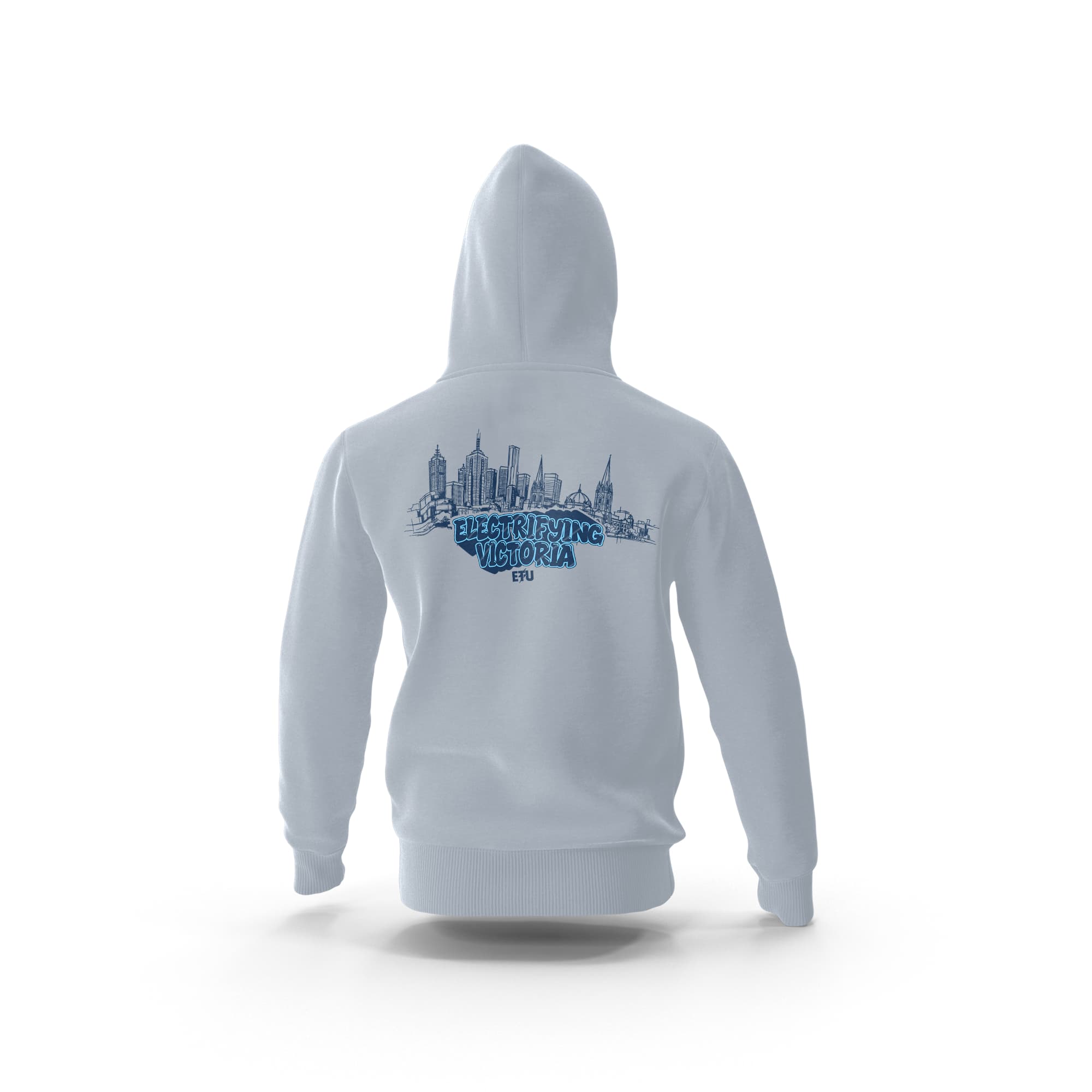 Bubble Cityscape Powder Hooded ETU Sweatshirt