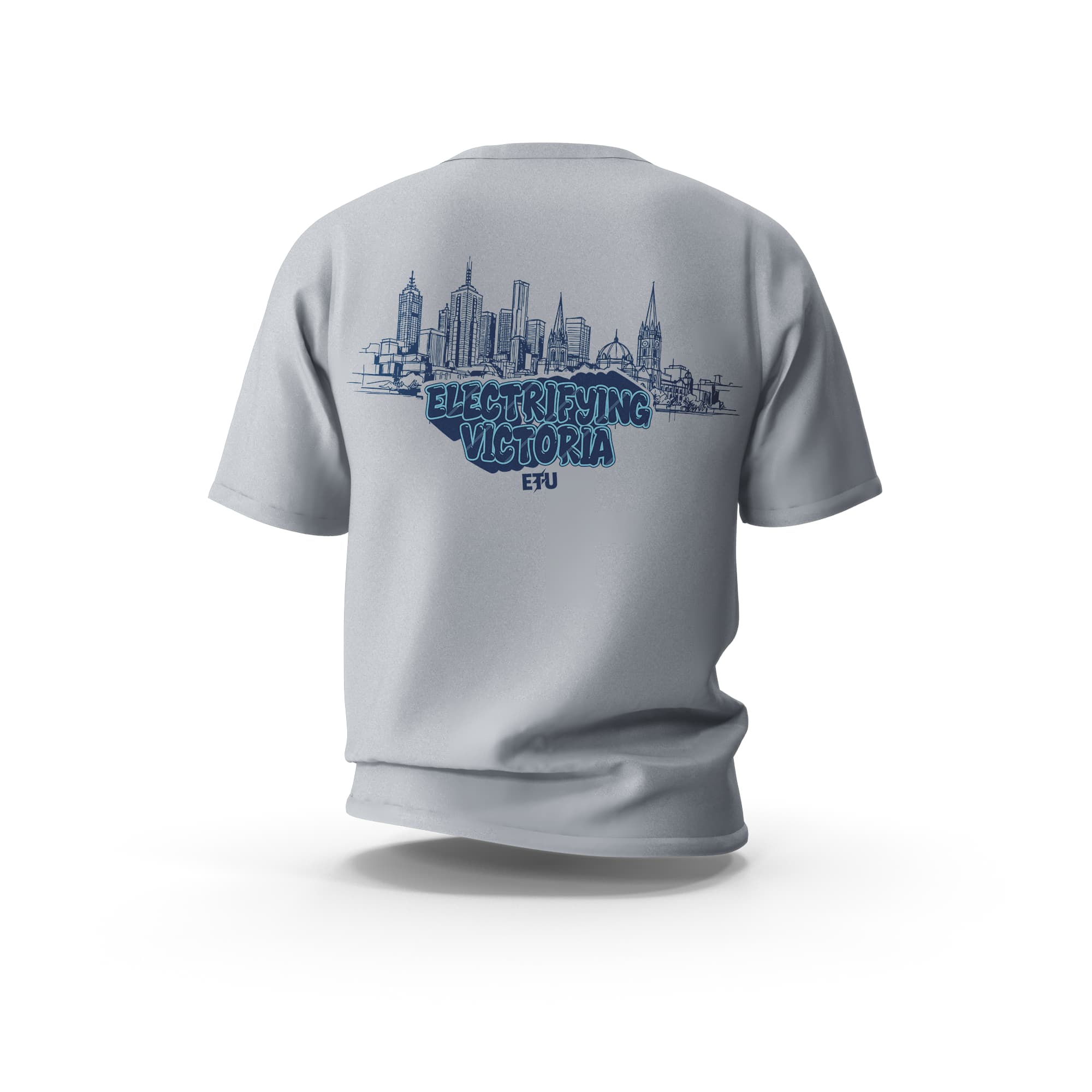 Bubble Cityscape Powder ETU T-Shirt
