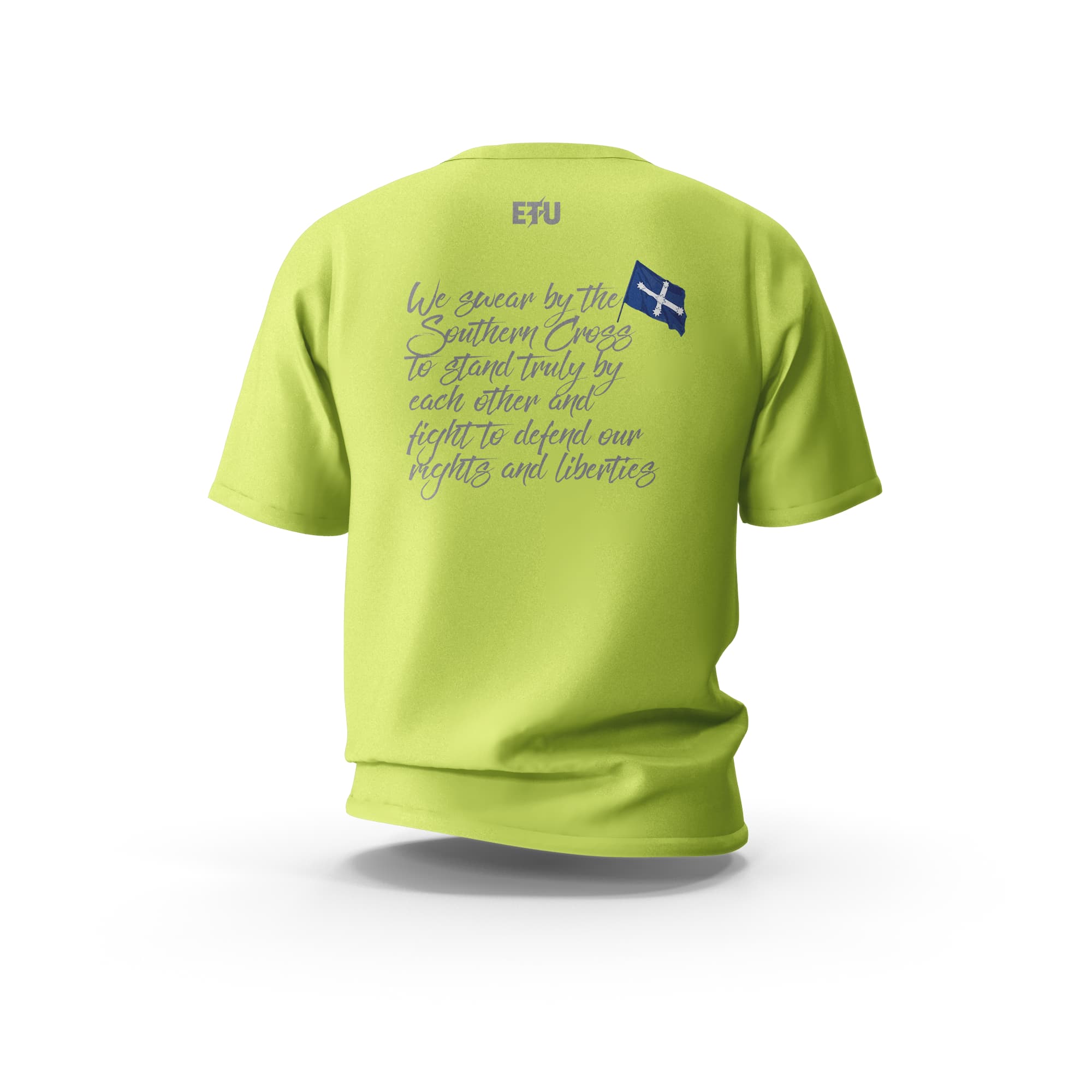 Diggers' Oath Hi Vis Yellow ETU T-Shirt