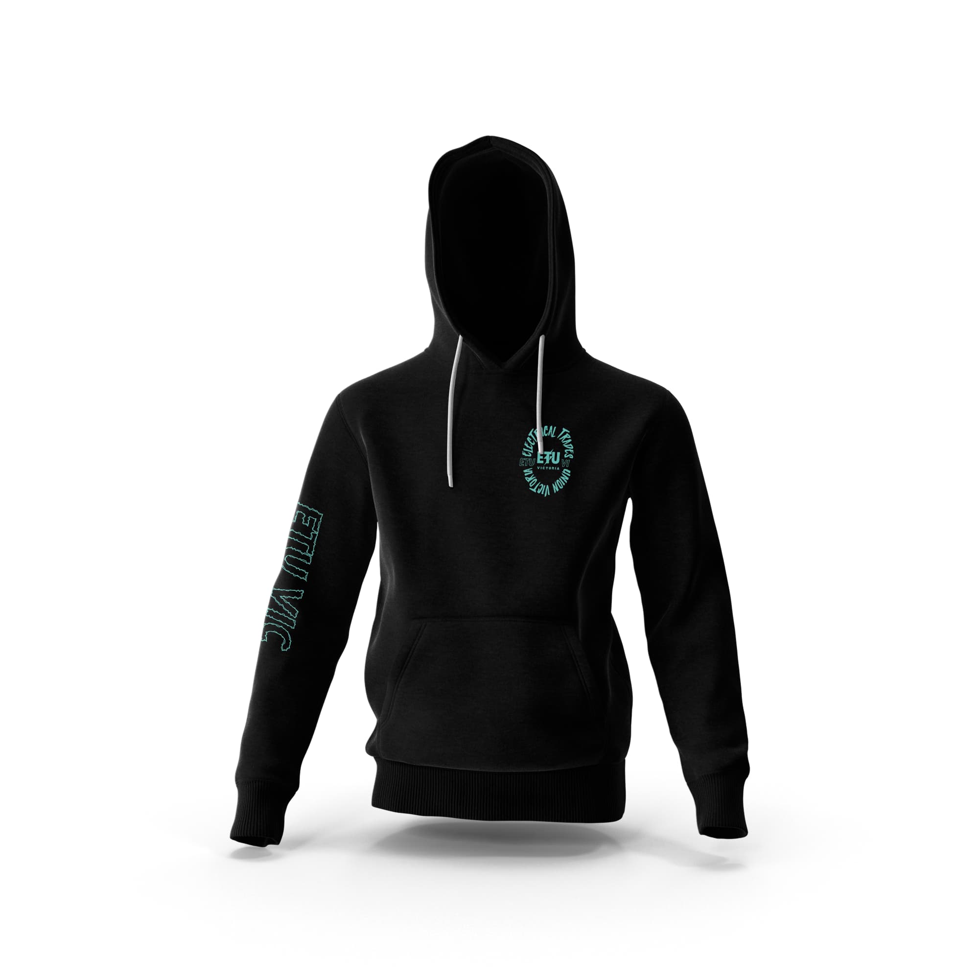 Eel Bot Black Hooded ETU Sweatshirt