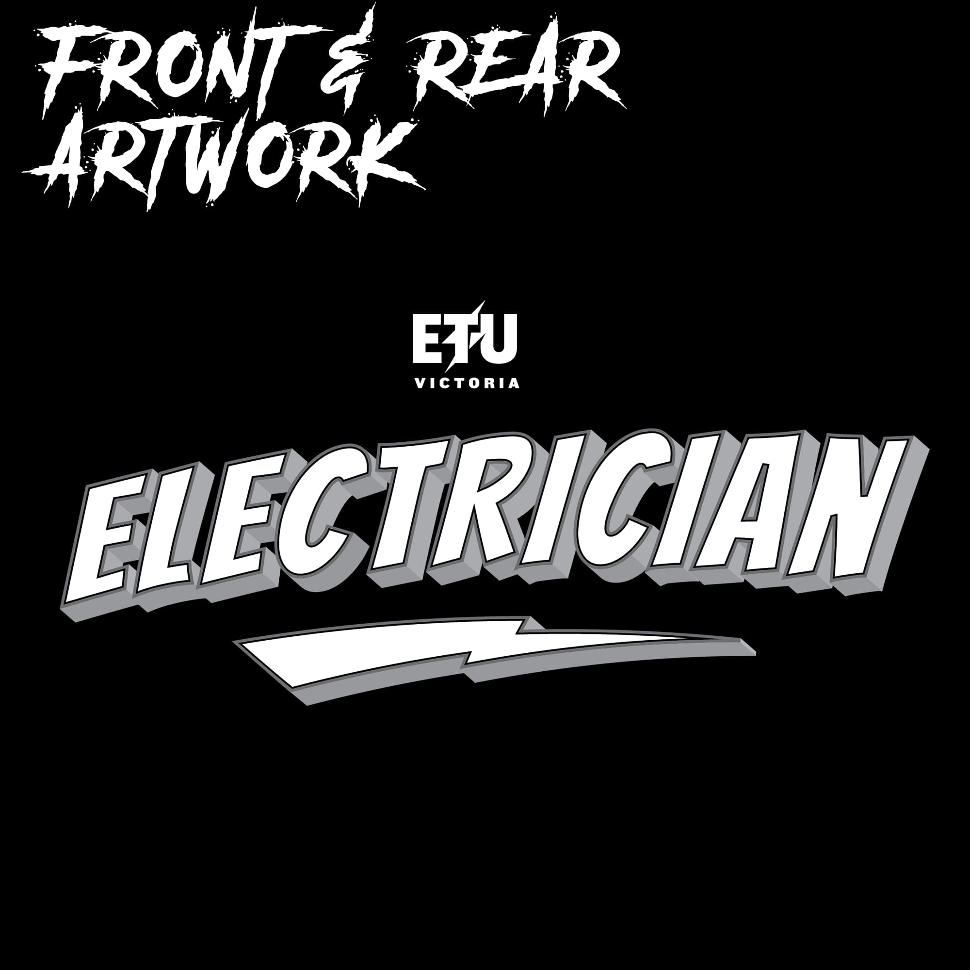 Electrician Black Hooded ETU Sweatshirt