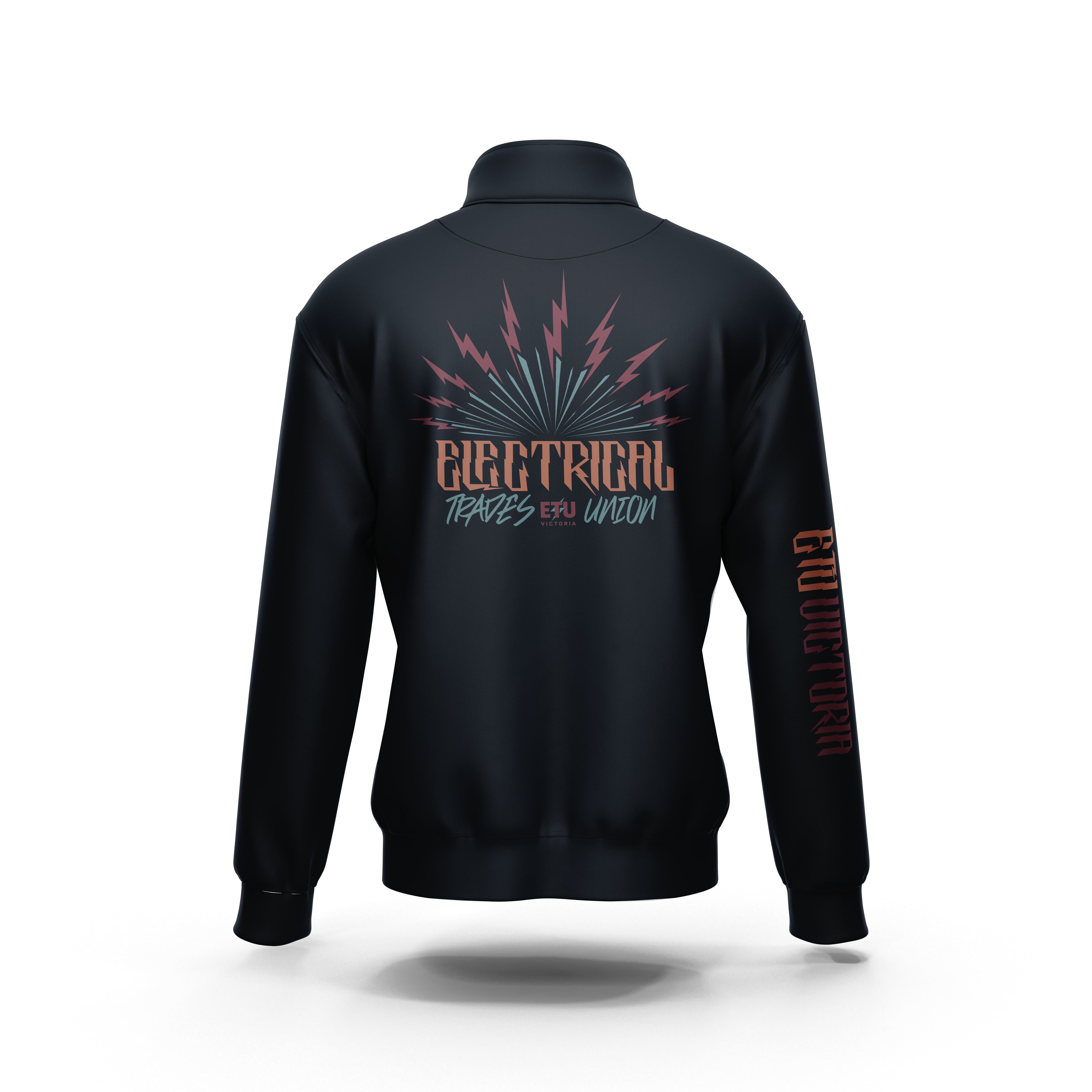 Electric Sunshine Carbon Blue Half Zip ETU Sweatshirt