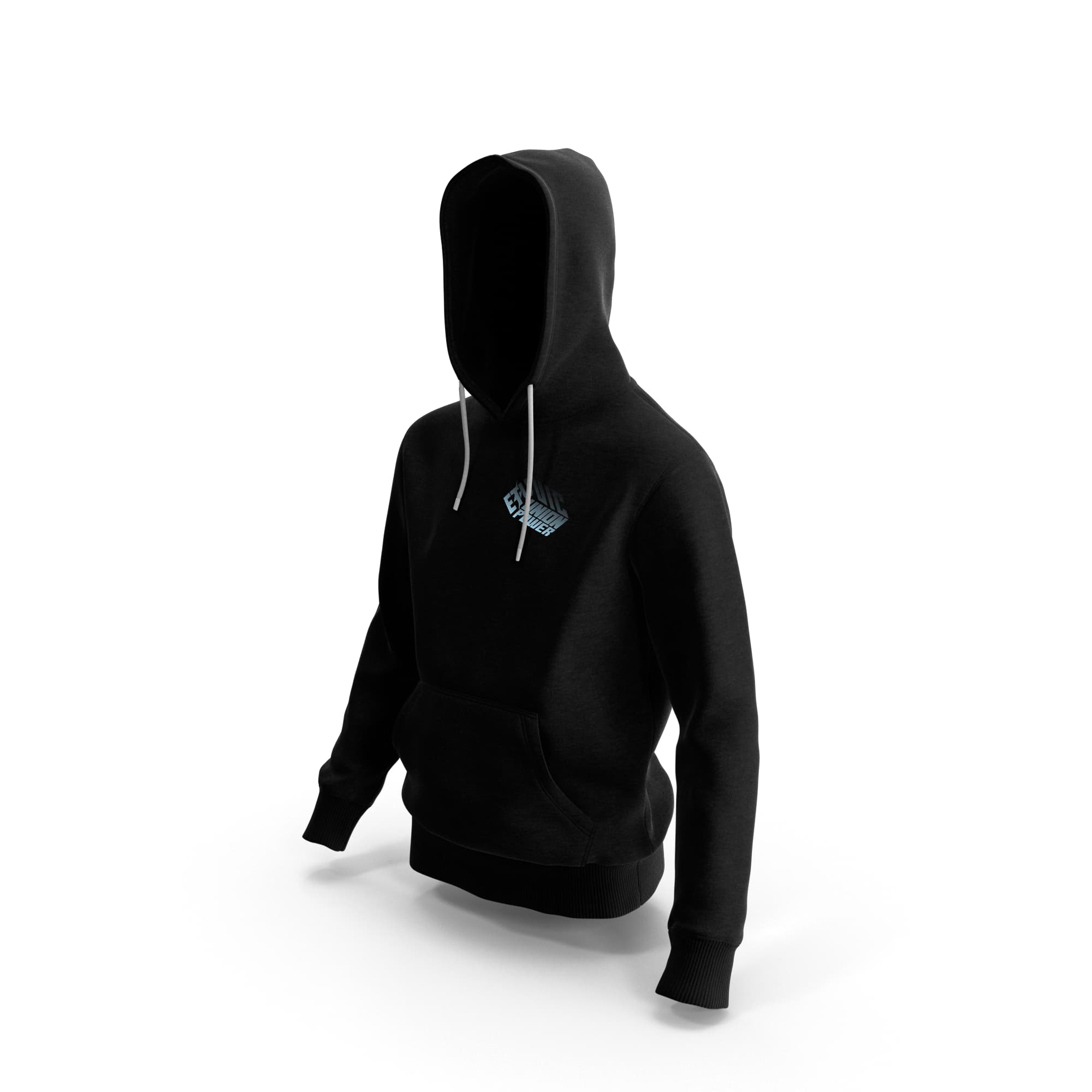 Cubed Black Hooded ETU Sweatshirt