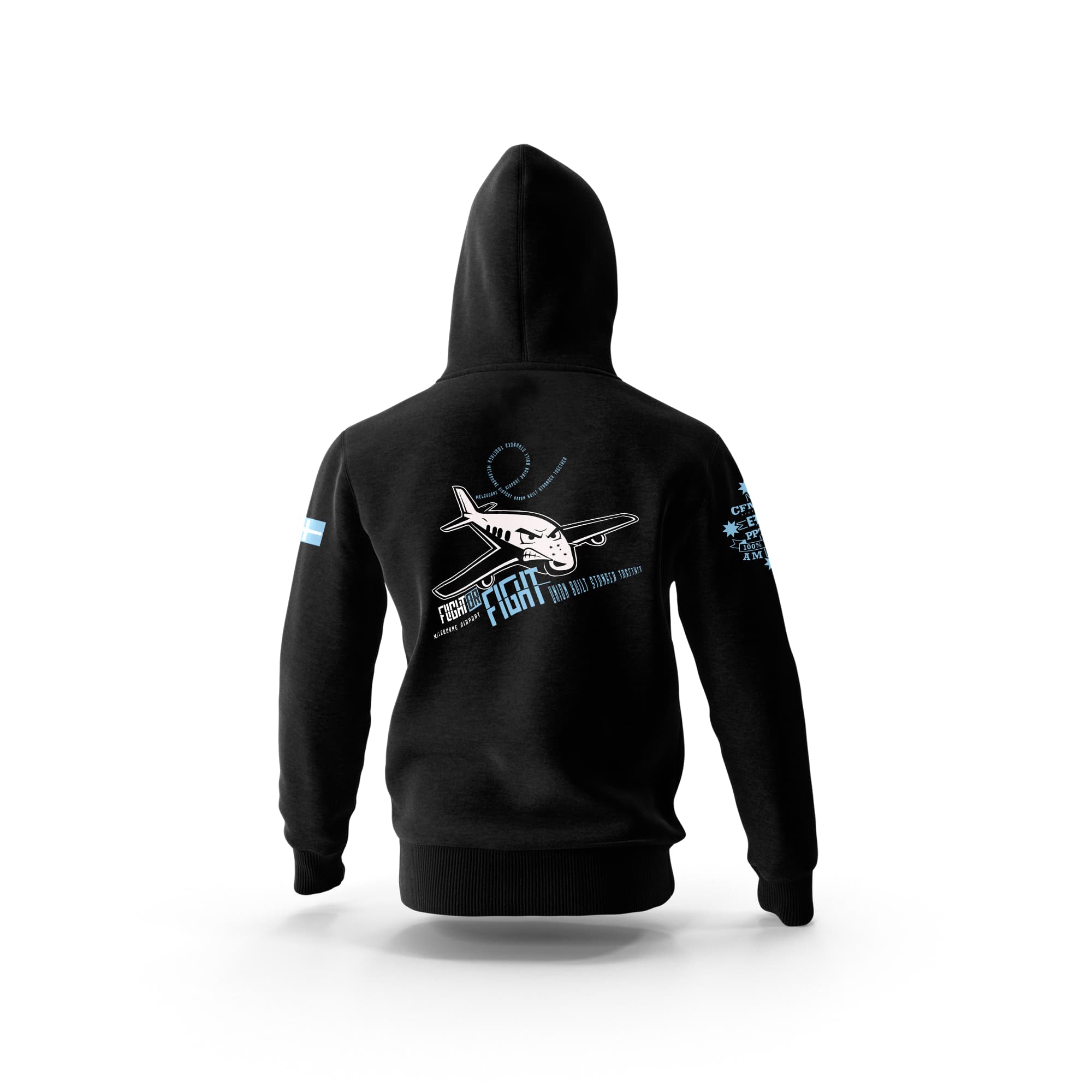 Pre-Order - Flight or Fight Black Hooded Sweatshirt