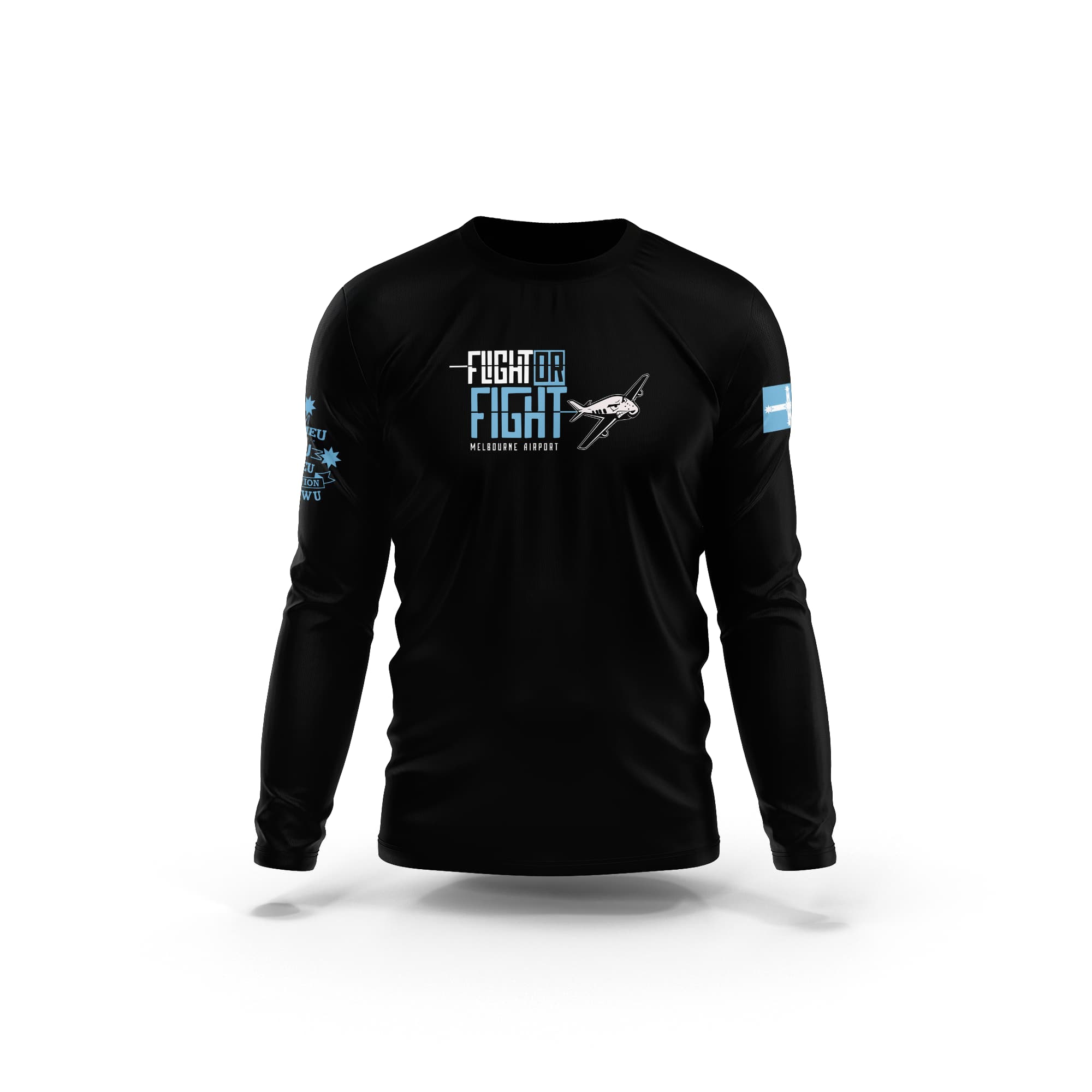 Pre-Order - Flight or Fight Black Long Sleeve T-Shirt