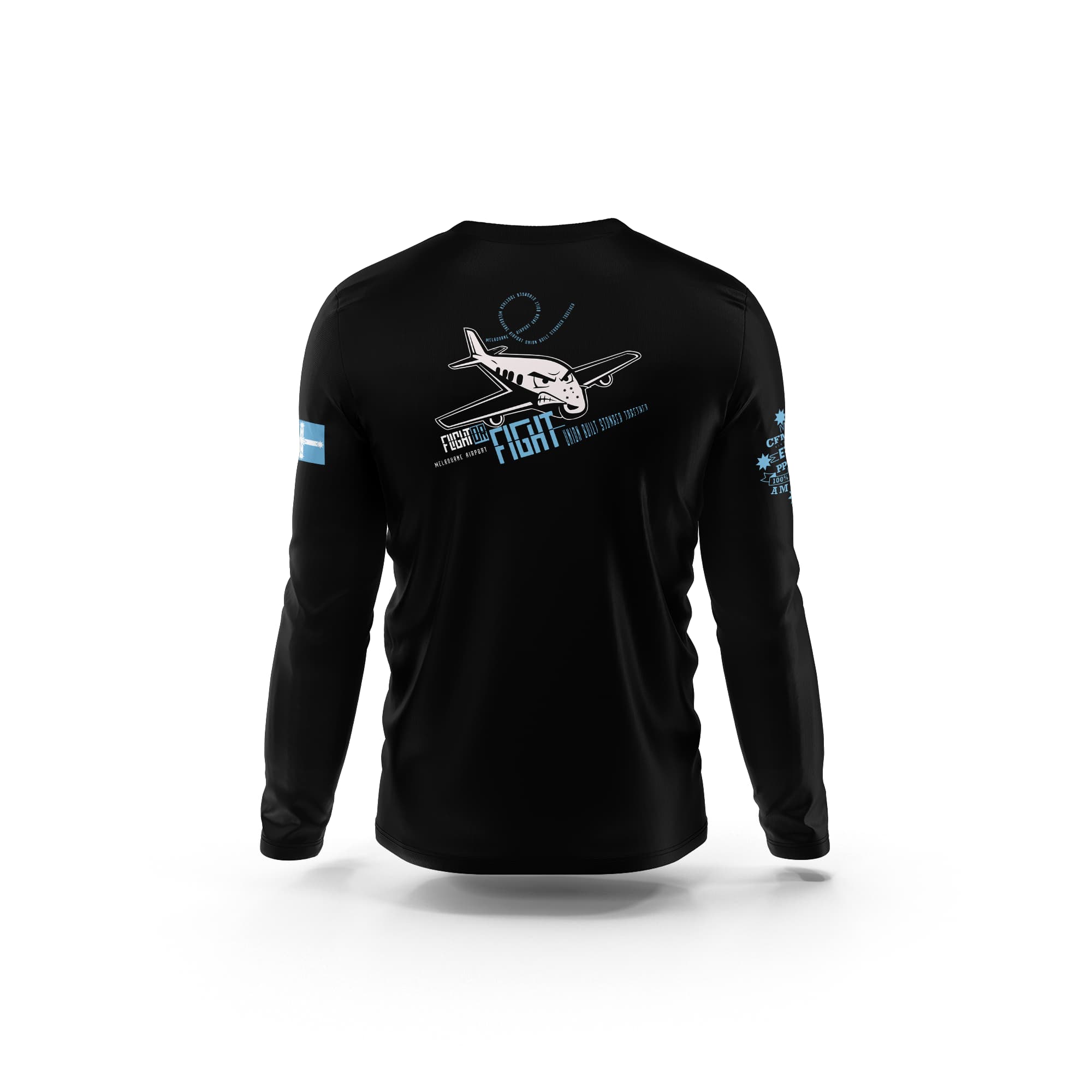 Pre-Order - Flight or Fight Black Long Sleeve T-Shirt