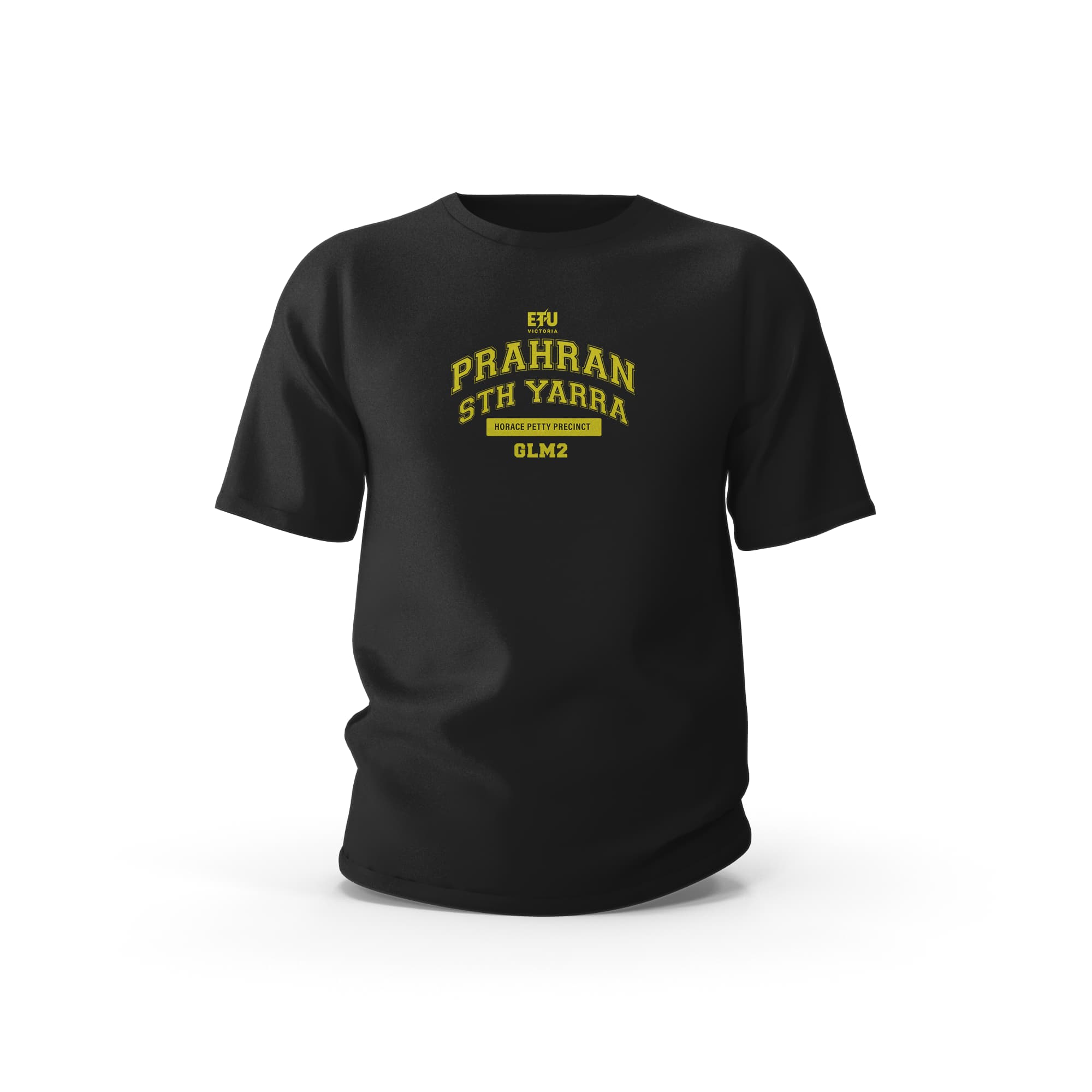 Pre-Order - GLM2 Prahran South Yarra Black T-Shirts