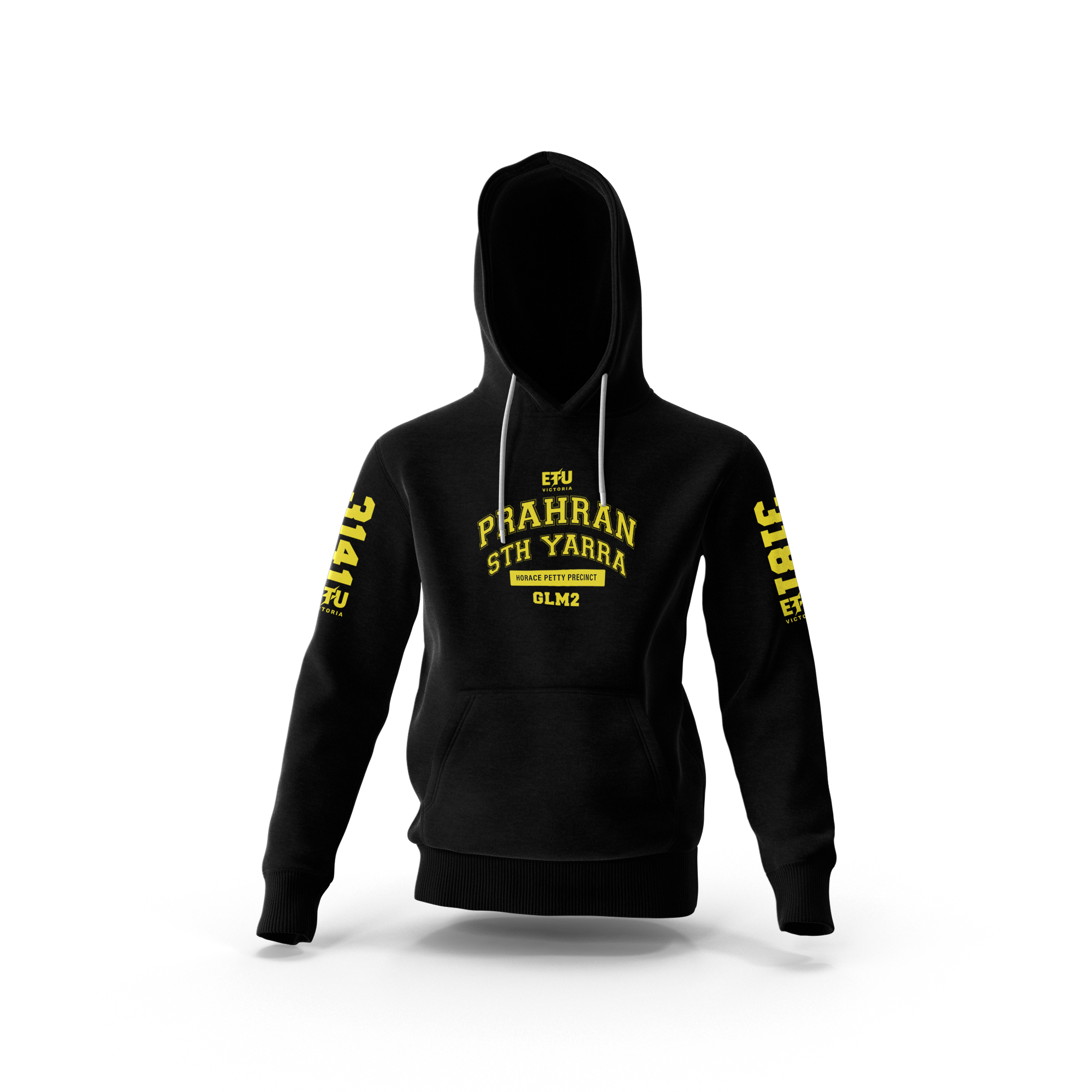 Pre-Order - GLM2 Prahran South Yarra Black Hoodie