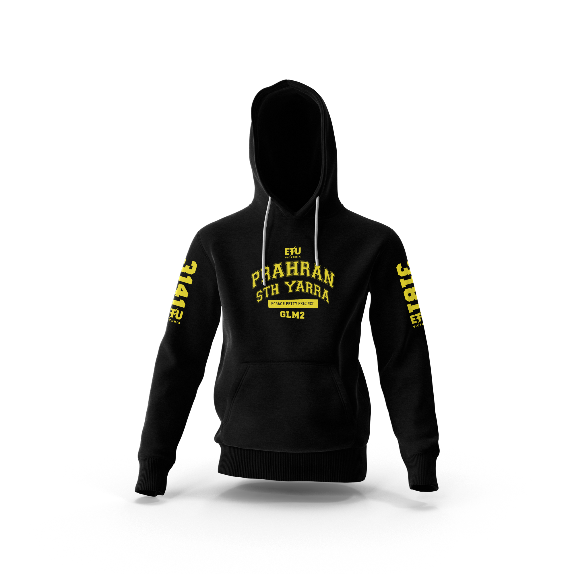 Pre-Order - GLM2 Prahran South Yarra Black Hoodie