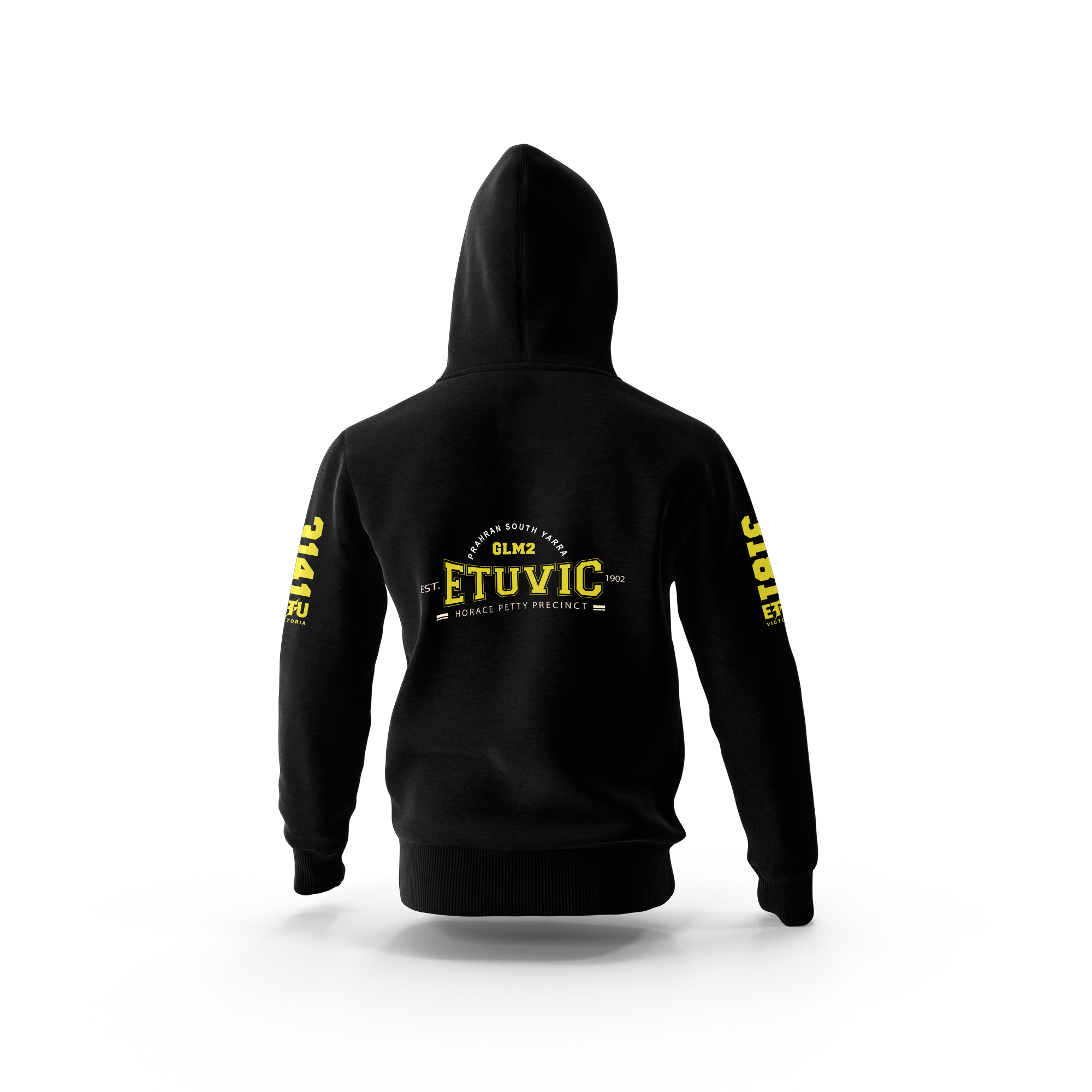 Pre-Order - GLM2 Prahran South Yarra Black Hoodie