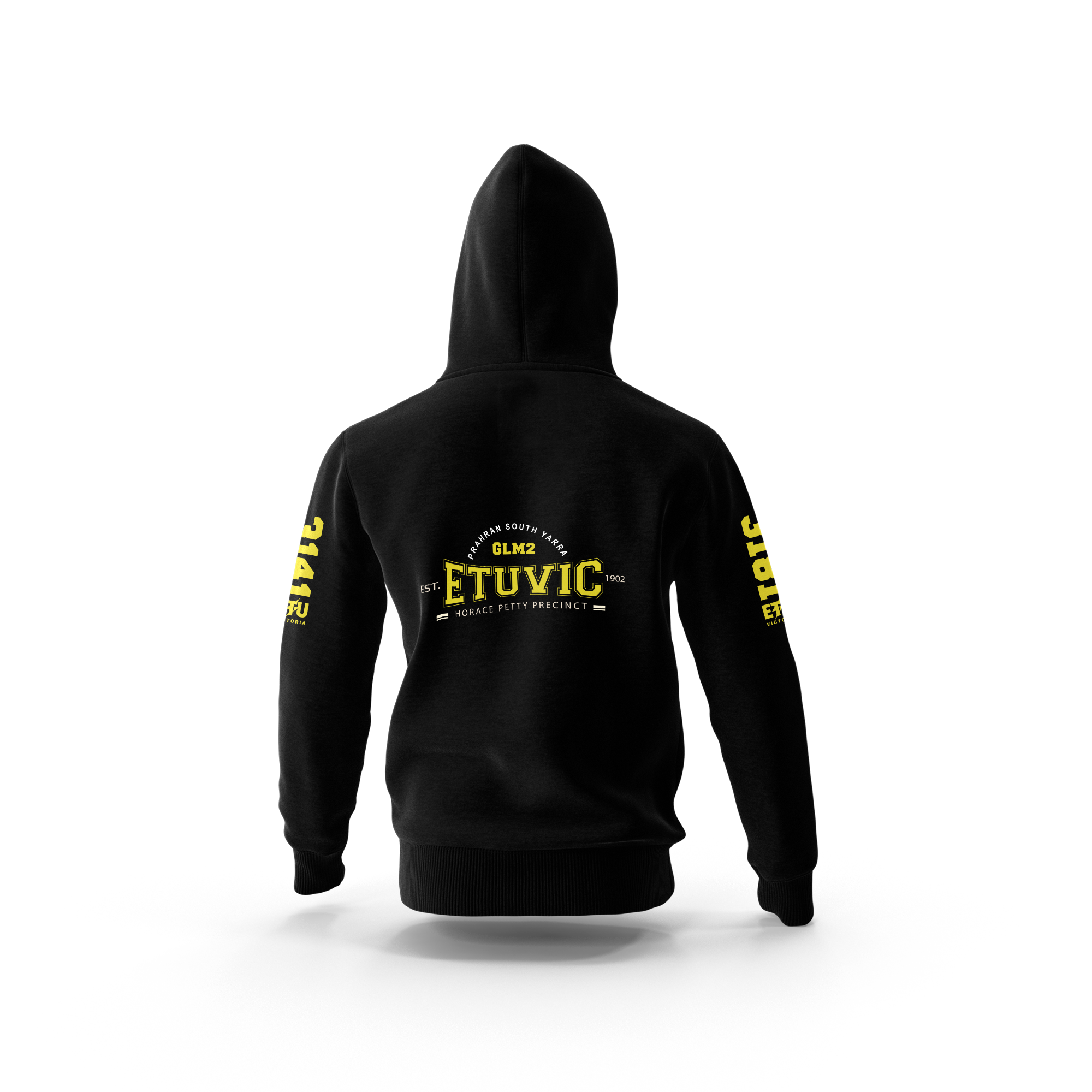Pre-Order - GLM2 Prahran South Yarra Black Hoodie