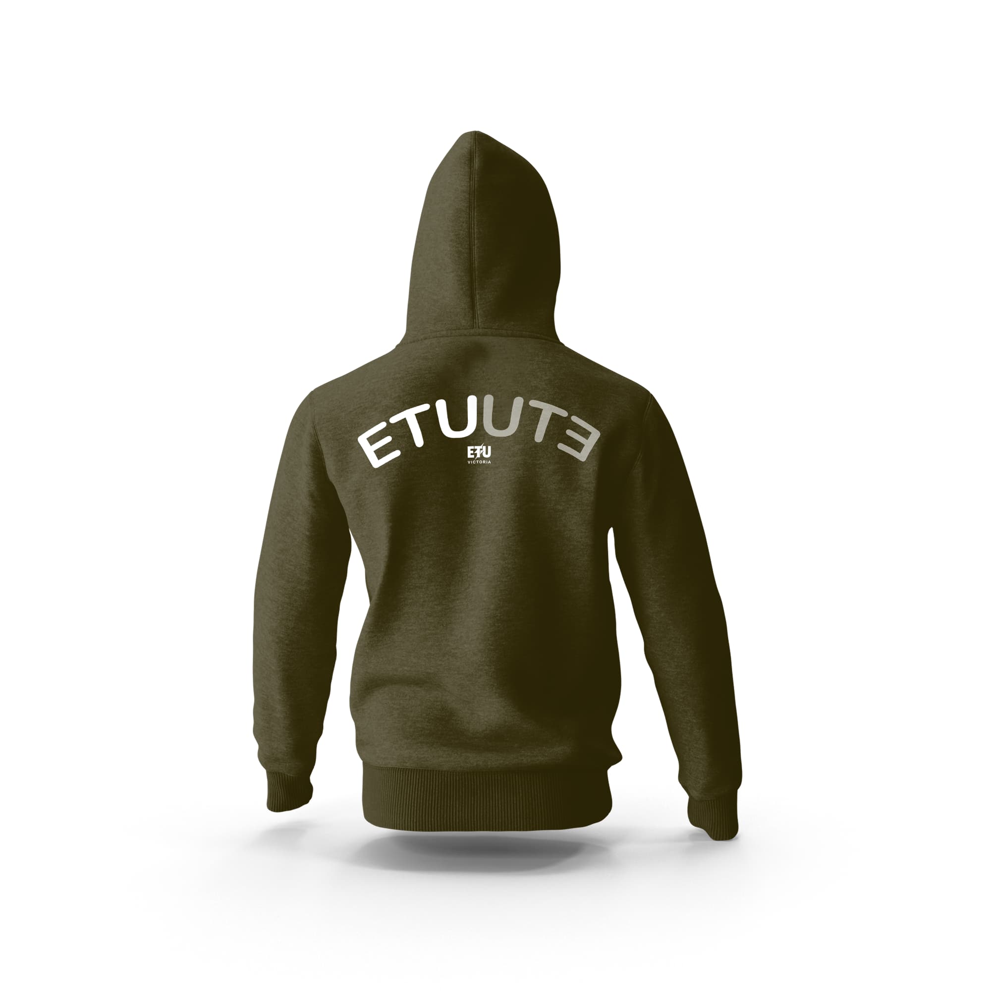 Mirror Army Green Hooded ETU Sweatshirt