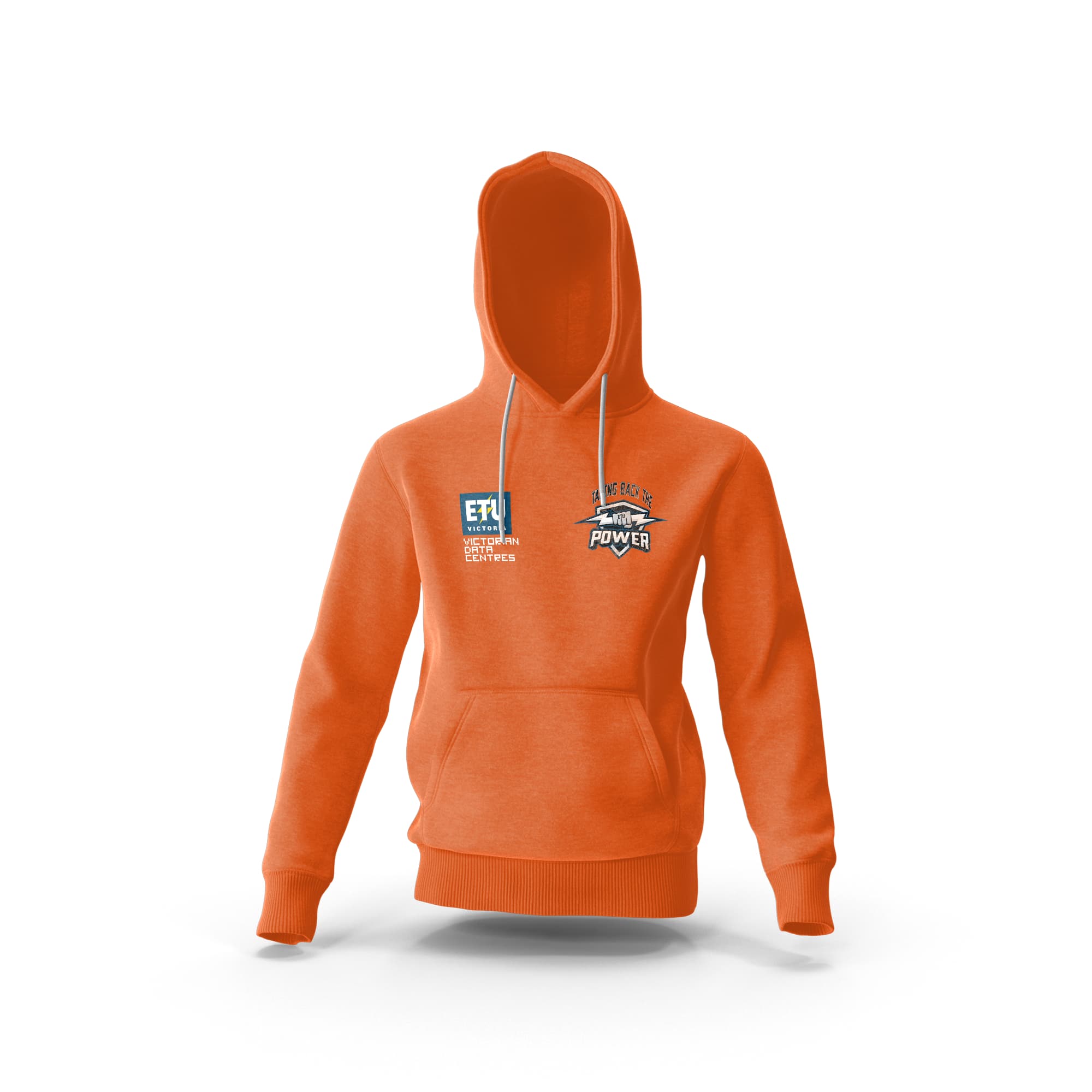 Pre-Order - VDC Hi Vis Orange Hooded ETU Sweatshirt