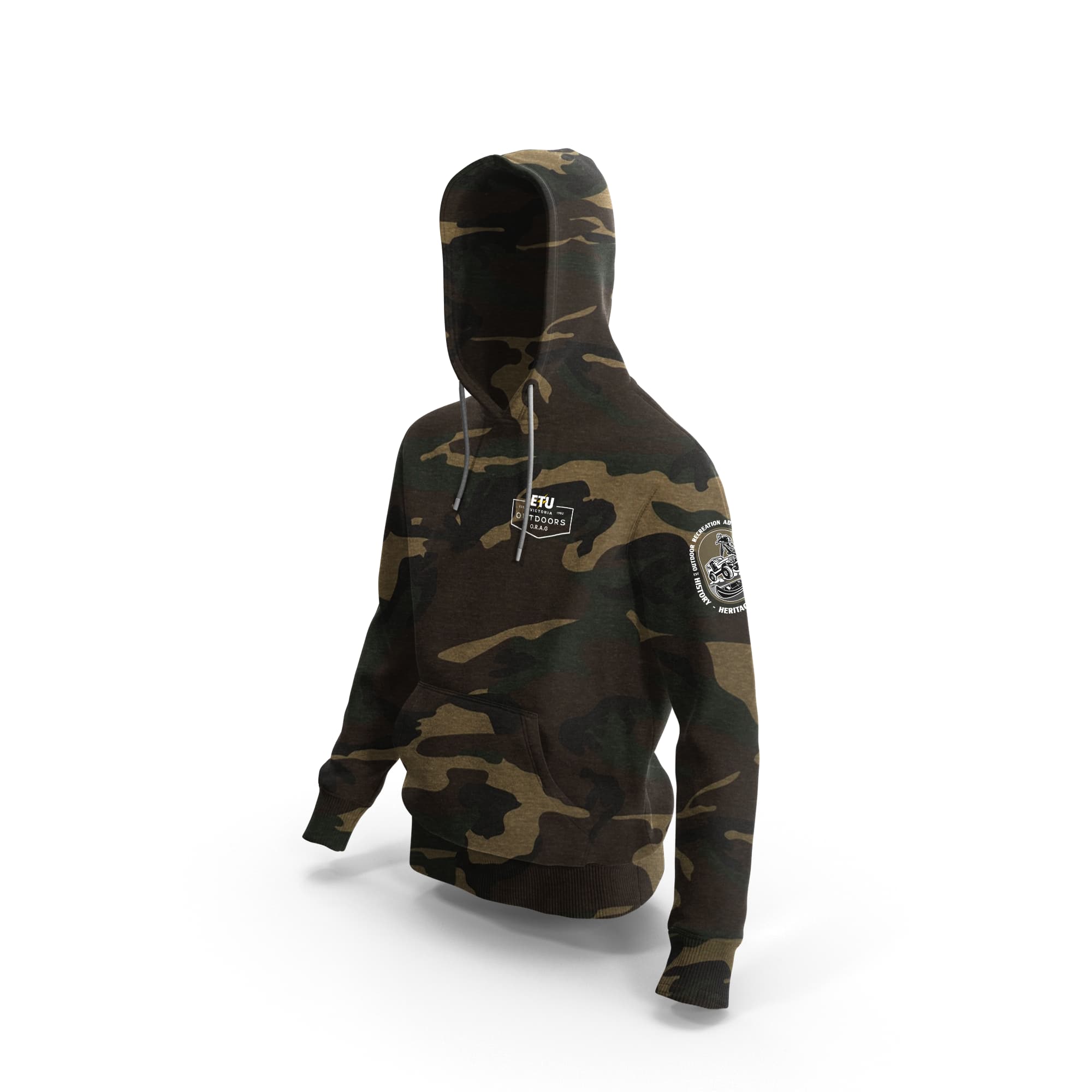 ORAG Camo Hooded ETU Sweatshirt