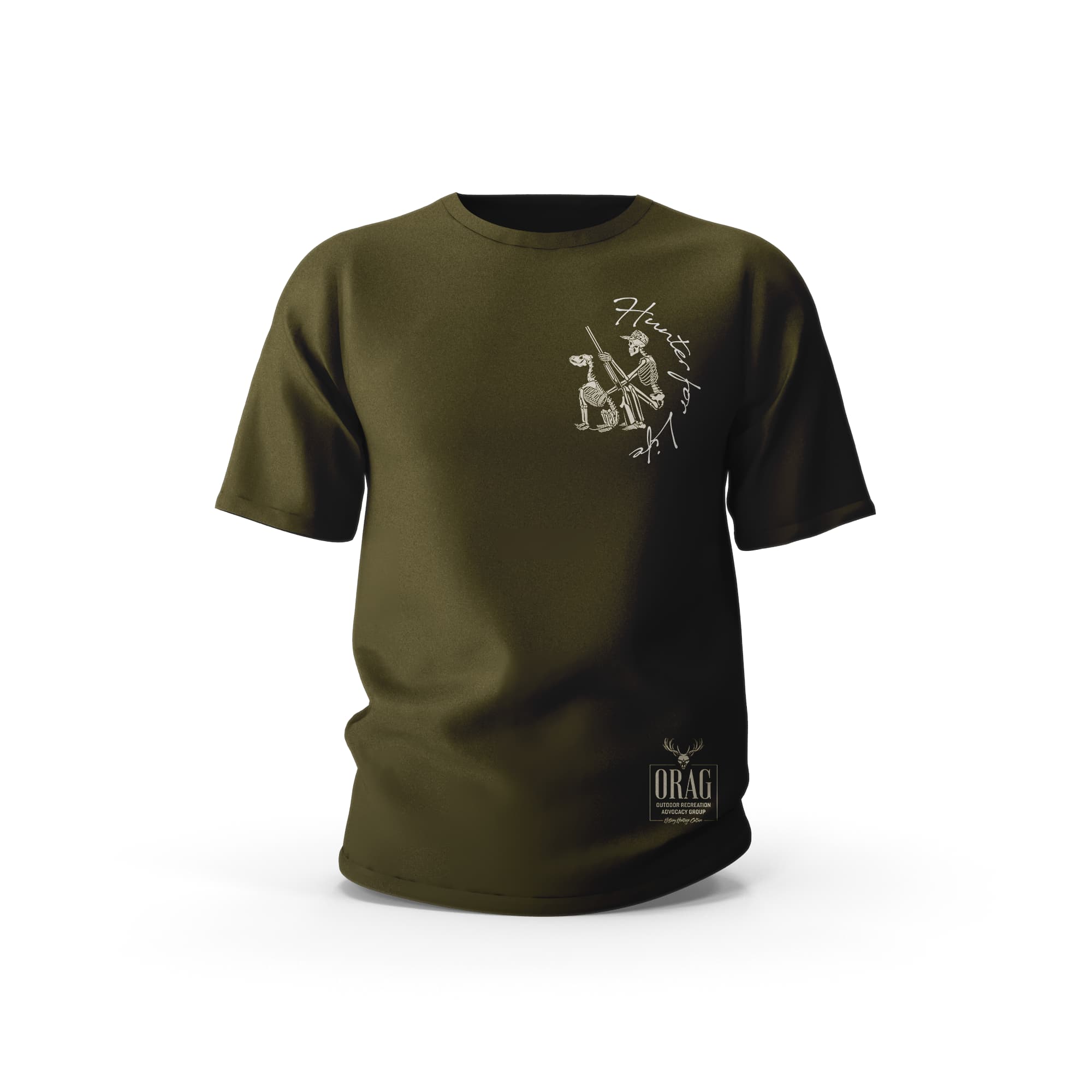 ORAG Hunter For Life Army Green ETU T-Shirt