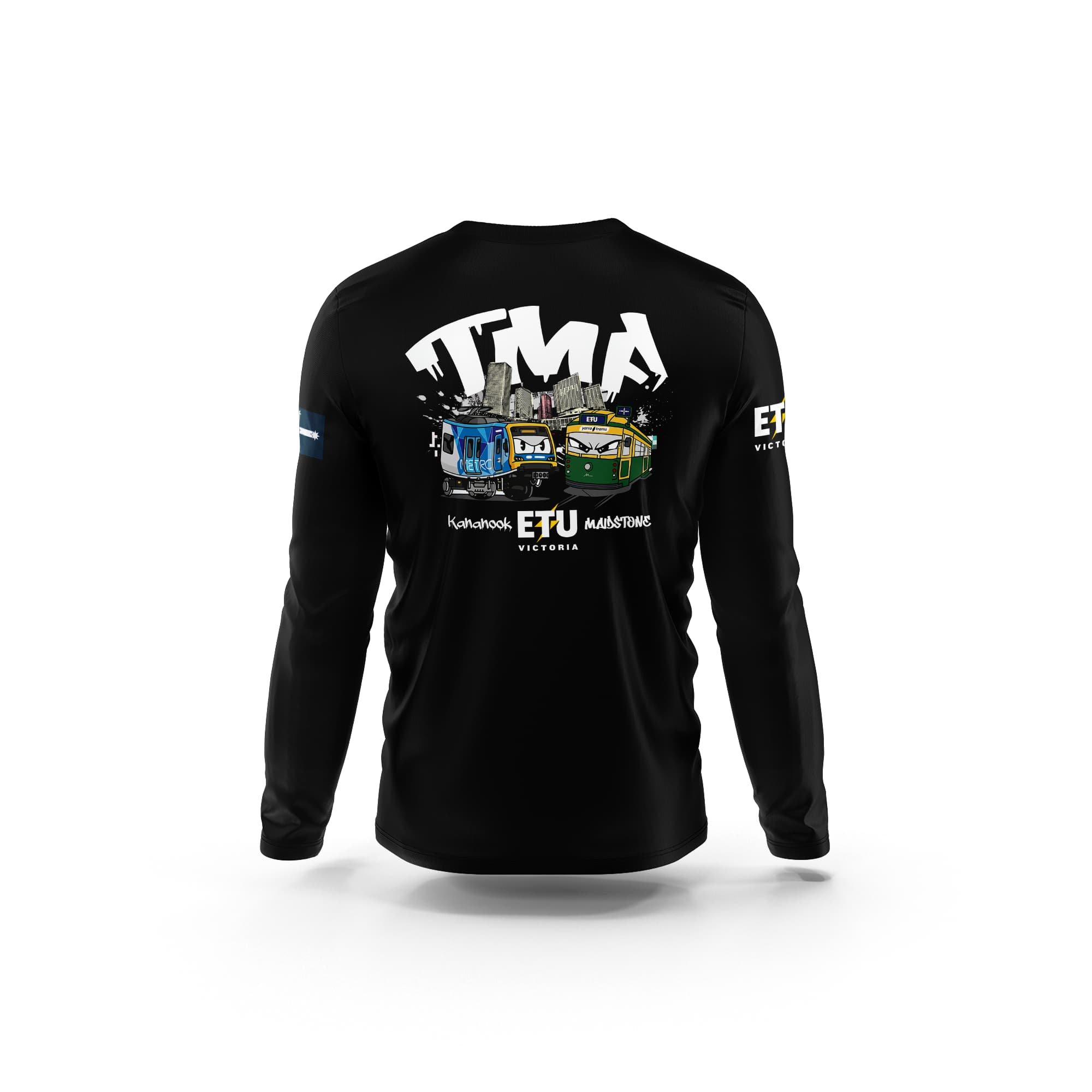 Pre-Order - TMF Black Long Sleeve ETU Shirt