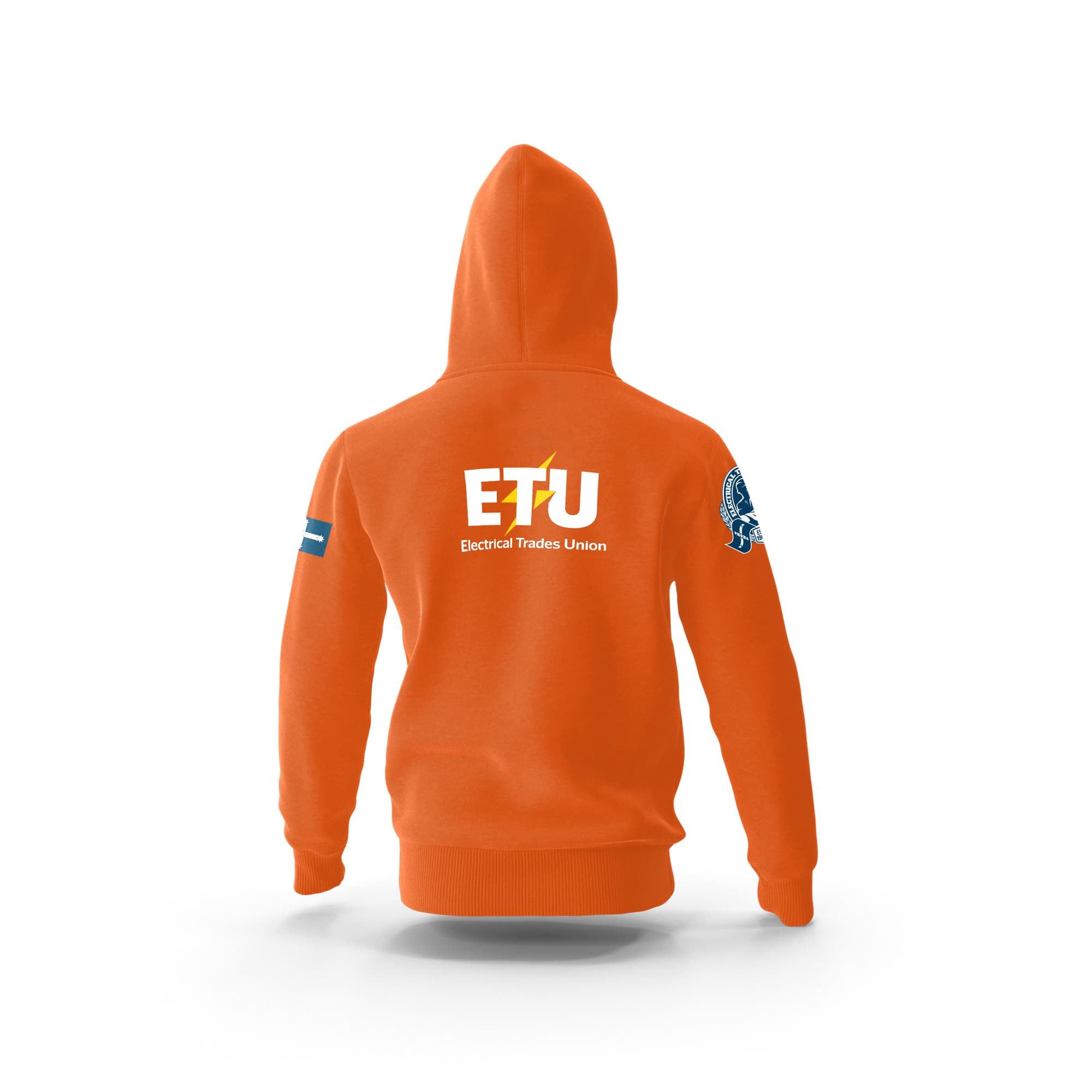 Traditional Hi-Vis Orange Hooded ETU Sweatshirt