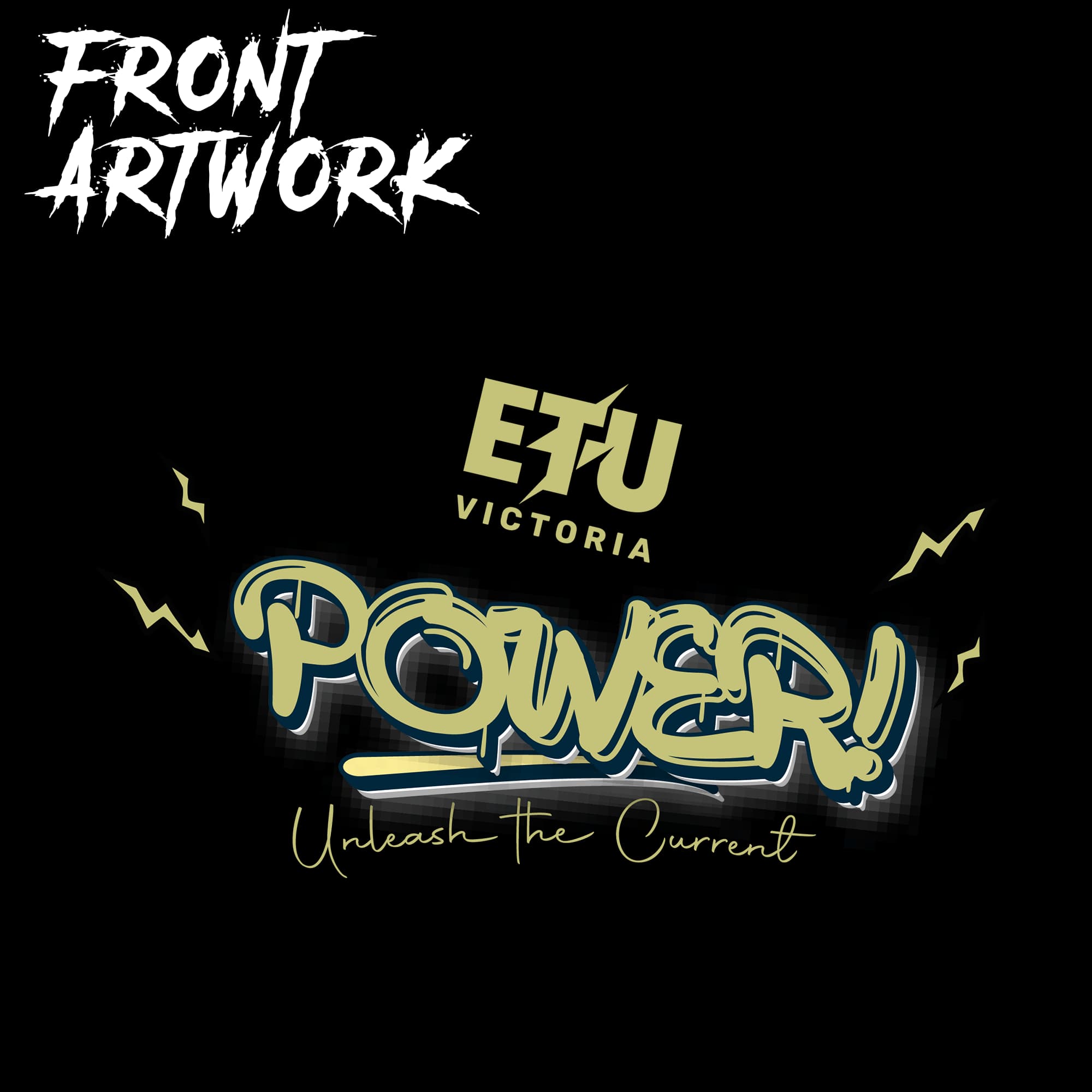 Unleash the Current Black ETU T-Shirt