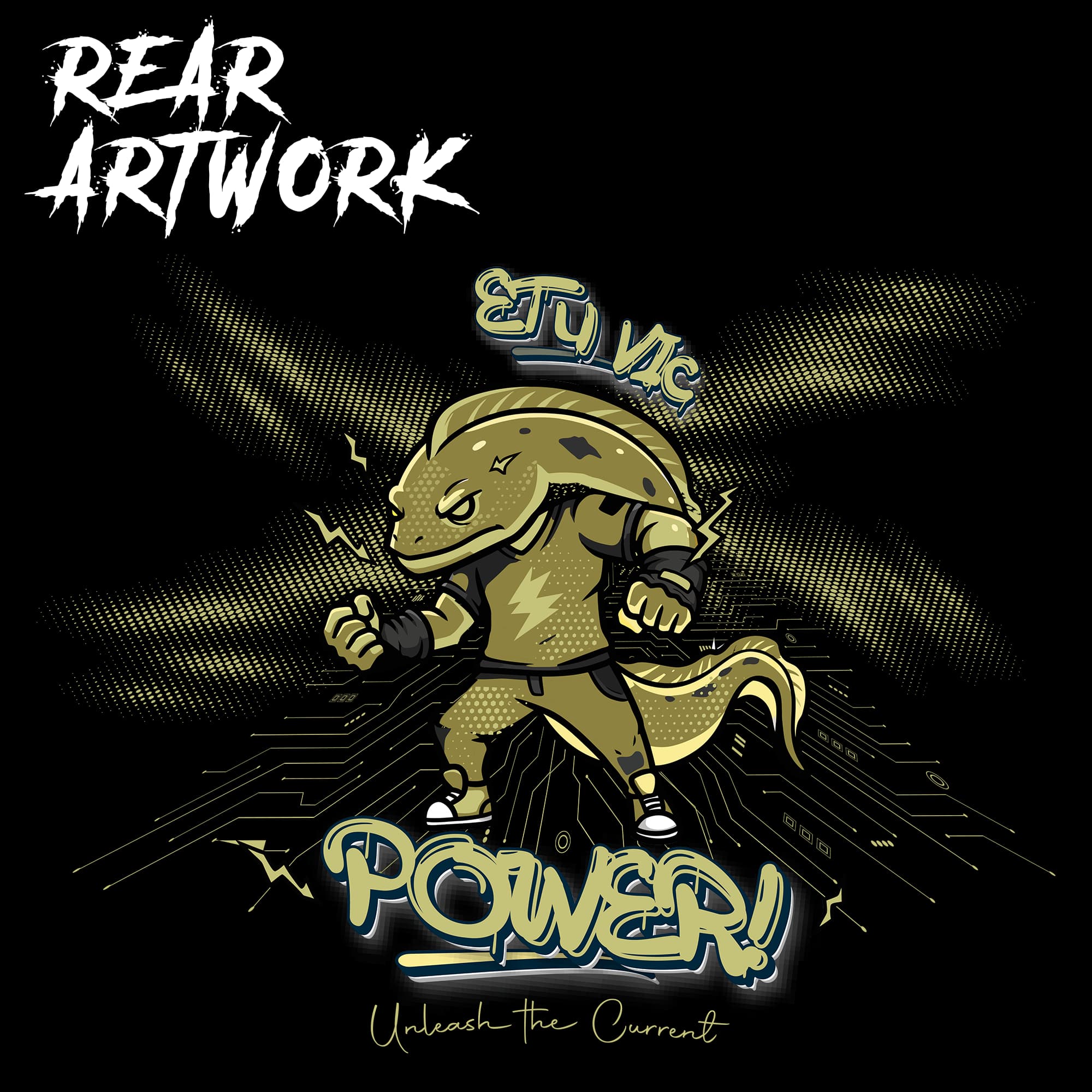 Unleash the Current Black ETU T-Shirt
