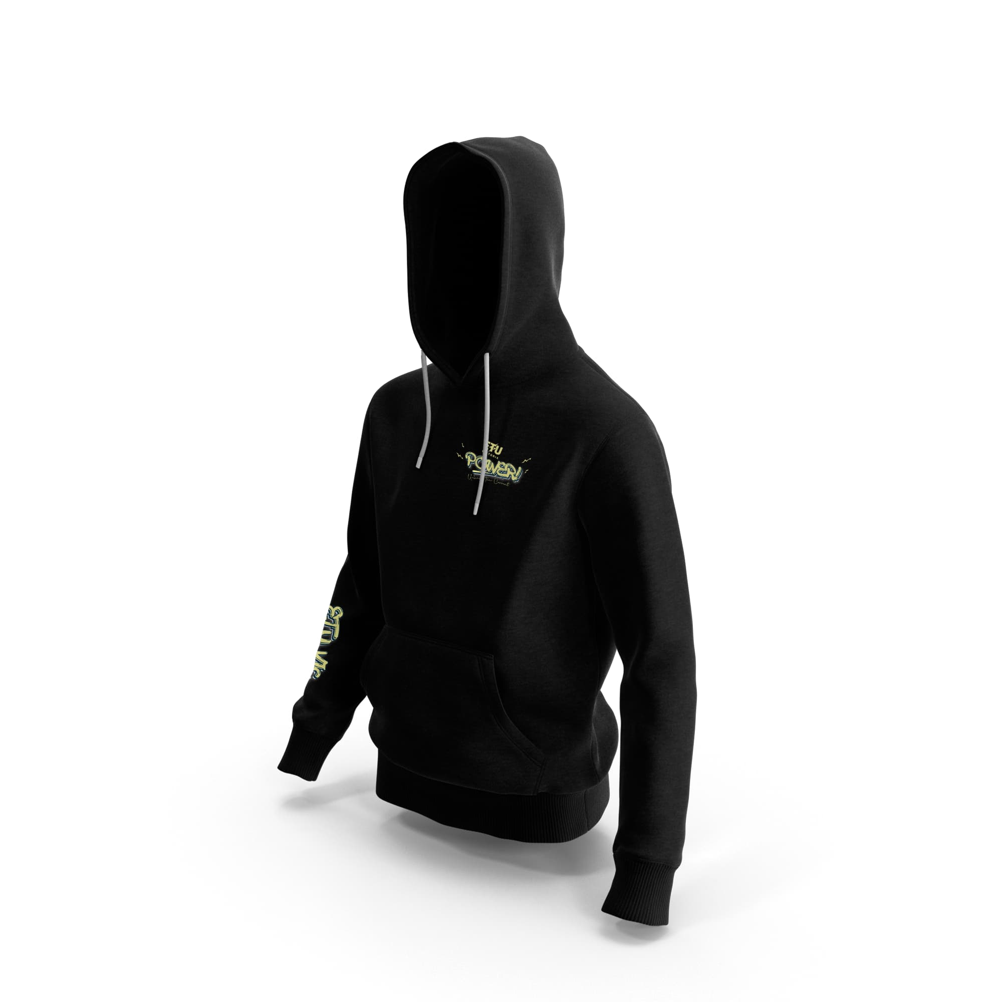 Unleash the Current Black Hooded ETU Sweatshirt