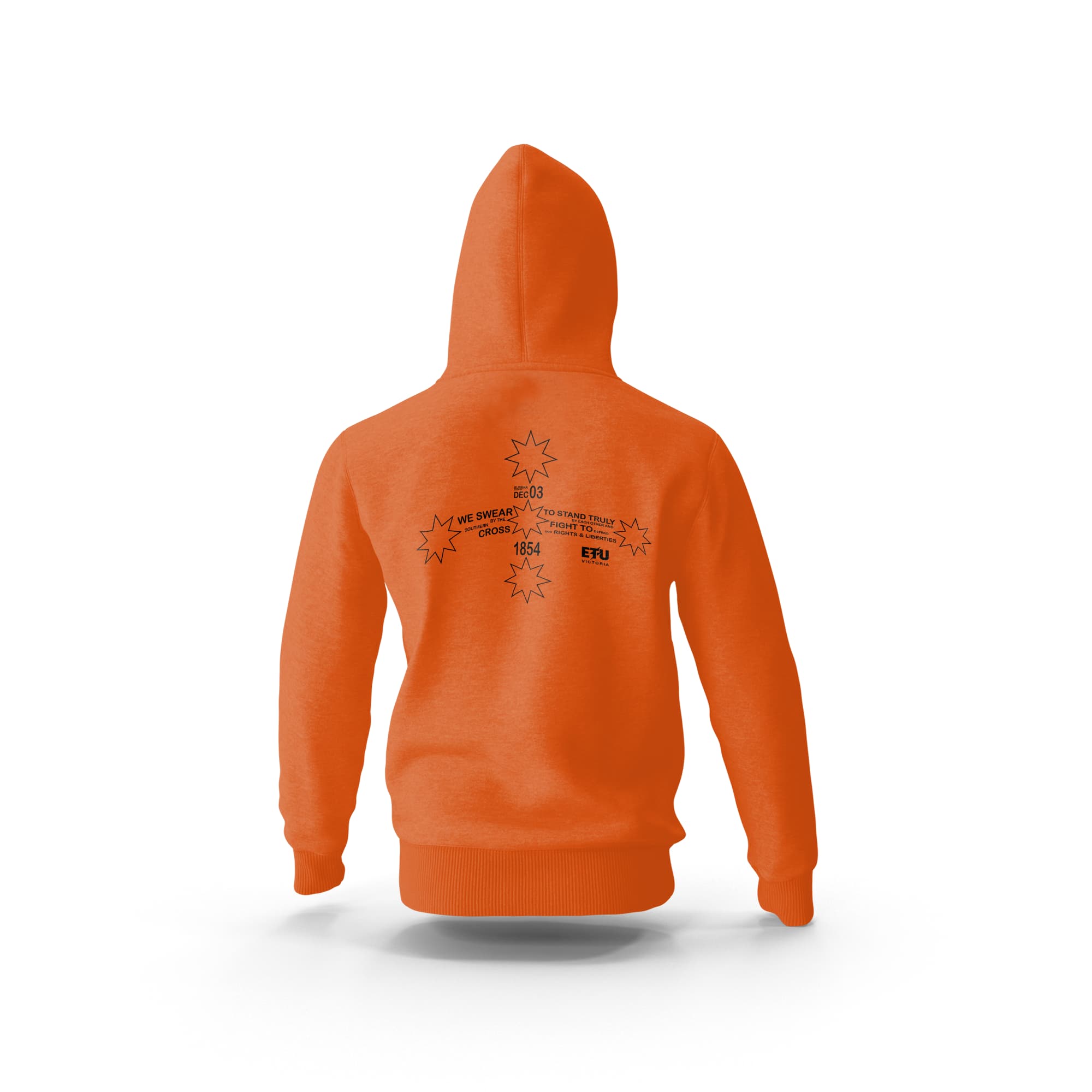 We Swear Hi Vis Orange Hooded ETU Sweatshirt